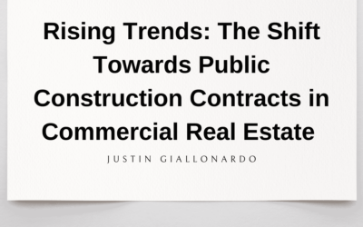 Rising Trends: The Shift Towards Public Construction Contracts in Commercial Real Estate